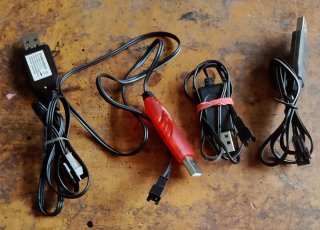 Lote 9 Cargadores Baterías Lipo 2S y 1S