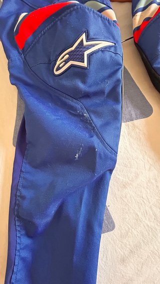 Pantalones Motocross Alpinestars Azules- niñao