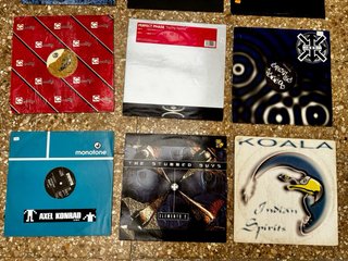 Lote 9 Vinilos Música Electrónica Dance/Trance