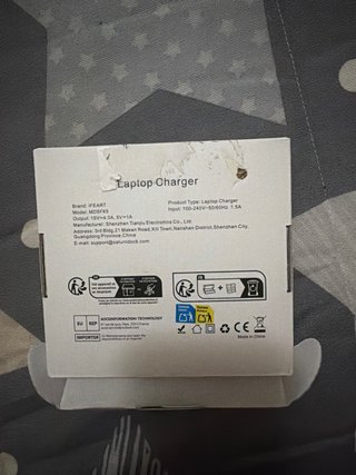 Cargador portátil negro