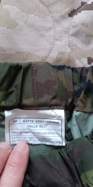 Pantalones de tormentaXL