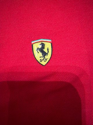 Polo Scuderia Ferrari Mujer Rojo