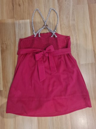 Blusa sin mangas con detalles bordados