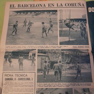 Diario deportivo antiguo Grecia-España 1972