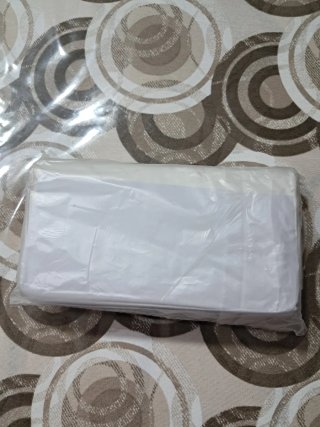 Portafoglio bianco con zip