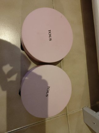 Cajas redondas Tous rosas