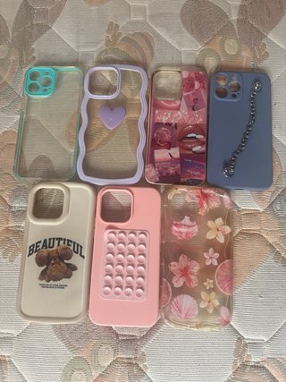 Lote 7 fundas 14 pro max