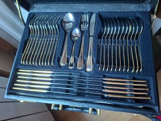 Cubertería CRC Classic Range of Cuisine Acero/Oro