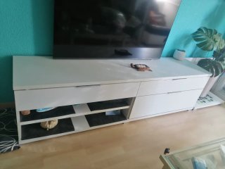 Mueble salón blanco 2,40m