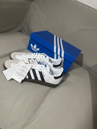 Adidas Samba OG Blancas Negras Originales