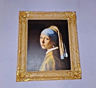 Cuadro decorativo Mujer con perla