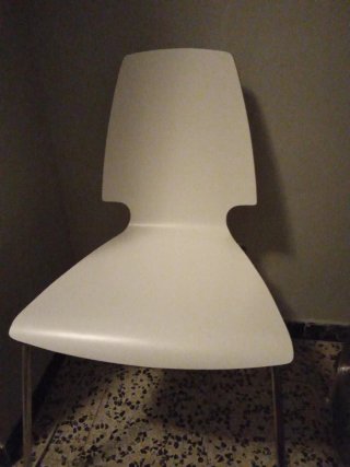 Silla Ikea Blanca Plástico