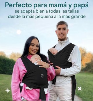 Fular Portabebés Koala Babycare Negro