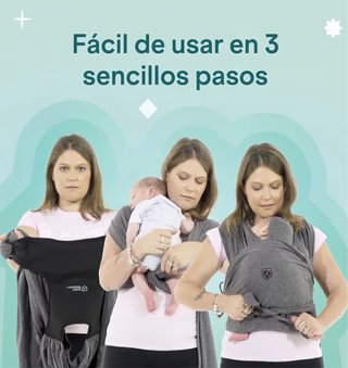 Fular Portabebés Koala Babycare Negro