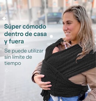 Fular Portabebés Koala Babycare Negro