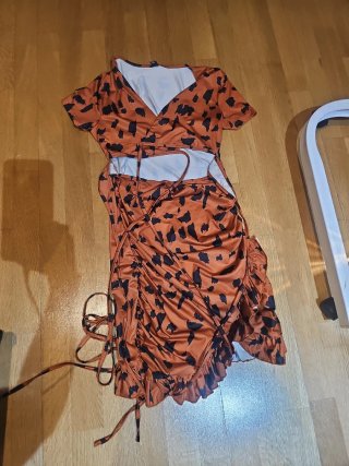 Vestido estampado animal print