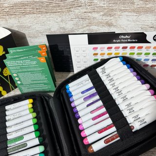 Ohuhu Nahuku Marcadores Acrílicos Pack 48 - Novo