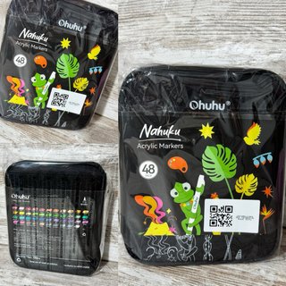 Ohuhu Nahuku Marcadores Acrílicos Pack 48 - Novo