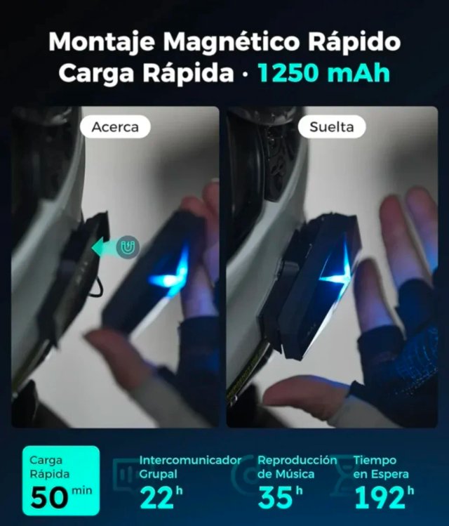 ASMAX F1S Intercomunicador Moto