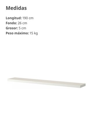 Estante de pared Ikea