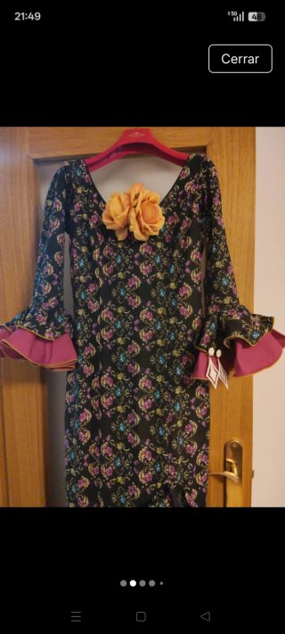 Traje flamenca talla 36,38 buen estado