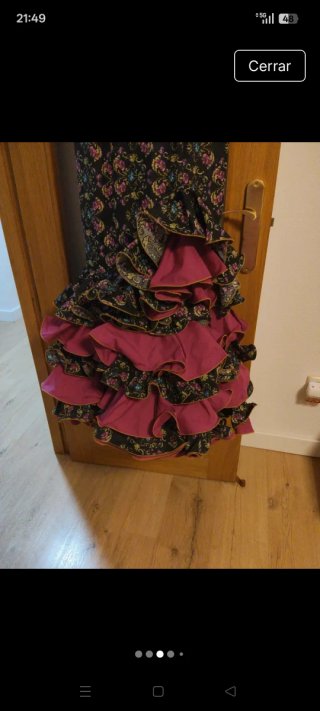 Traje flamenca talla 36,38 buen estado