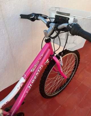 Bicicleta infantil rosa AVALON 20