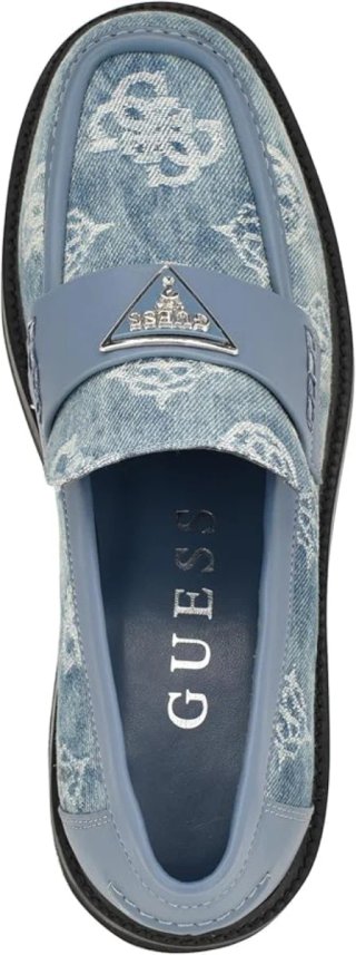 Mocasines Guess Mujer Denim Azul/Blanco