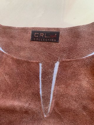 Camiseta fina manga larga estampada