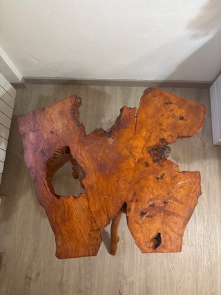 Mesa artesanal Fresno macizo Guadarrama 1991