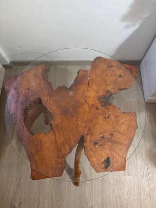 Mesa artesanal Fresno macizo Guadarrama 1991