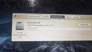 MacBook Air Apple Plata con fallo pantalla