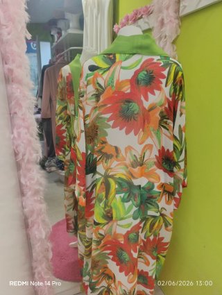 Kimono gasa estampado floral