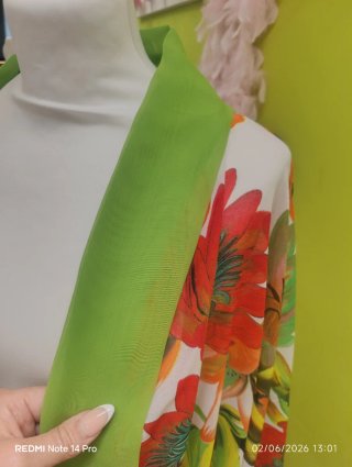 Kimono gasa estampado floral