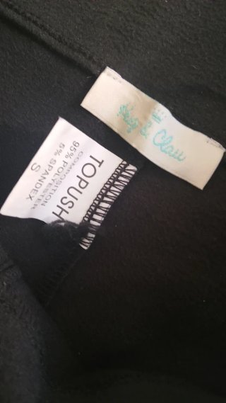 Leggings efecto piel negros