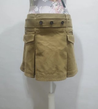 Minifalda estilo cargo algodón. Zara SRPLS.