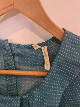Blusa lunares cuello Peter Pan