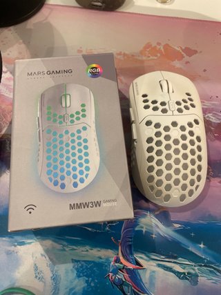 Ratón Gaming Mars Gaming MMW3W Blanco