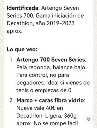Pala de pádel Artengo 700