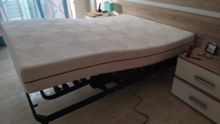 Cama Articulada Eléctrica + Colchón 135x190 cm