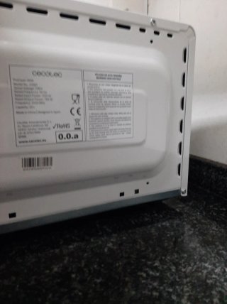Microondas Cecotec Blanco
