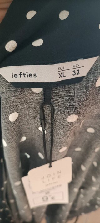 Vestido Lefties lunares XL