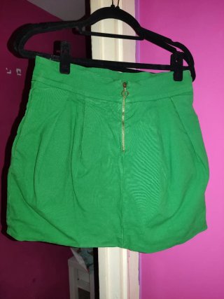 Falda bombacha verde