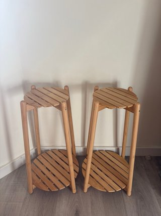 Mesitas de noche de madera Ikea