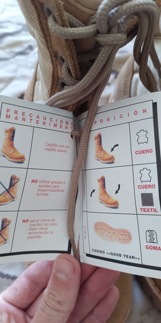 Botas de ejercito ligerastalla 41