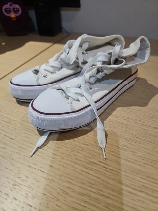 Zapatillas blancas altas