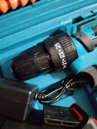 Taladro Atornillador Percutor 21V + Baterías
