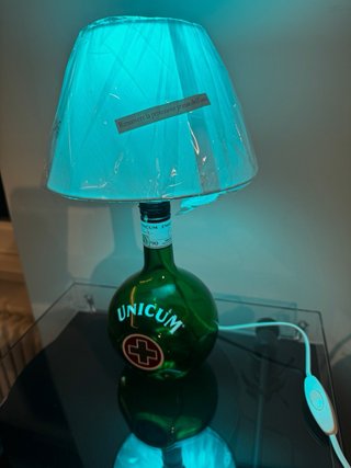 Lampada Unicum in Vetro Verde