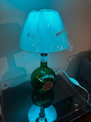 Lampada Unicum in Vetro Verde