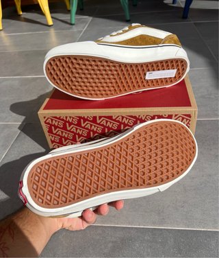 Vans Knu Skool Castanho/Branco - Tamanho 42